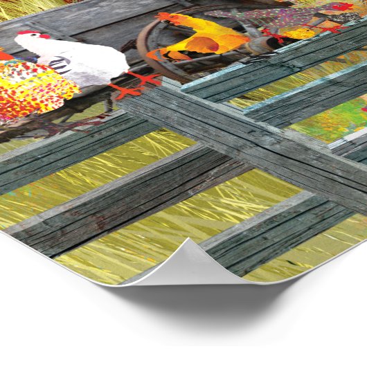 農場の鶏 ポスター (角)