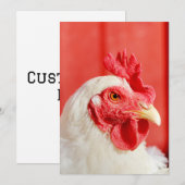 農場の鶏 招待状 (正面/裏面)