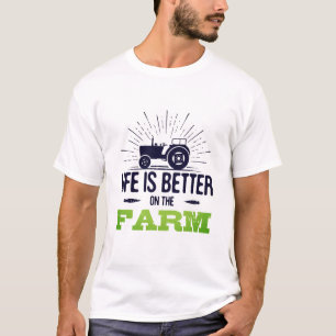 農場のTシャツの方が生活が楽だ Tシャツ