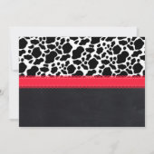 農場は、あなたがモースの2番目の牛の赤い誕生日を聞いたことがある 招待状 (裏面)