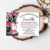 農場は、あなたがモースの2番目の牛の赤い誕生日を聞いたことがある 招待状