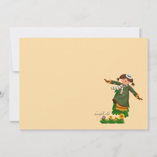 農場へのご招待 招待状 (裏面)