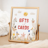 農場をテーマにしたギフト誕生日標識 ポスター