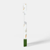 農場パターン上のバニーとダックス iPhoneケース (左側面)