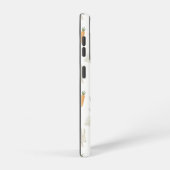 農場パターン上のバニーとダックス SAMSUNG GALAXYケース (右側面)