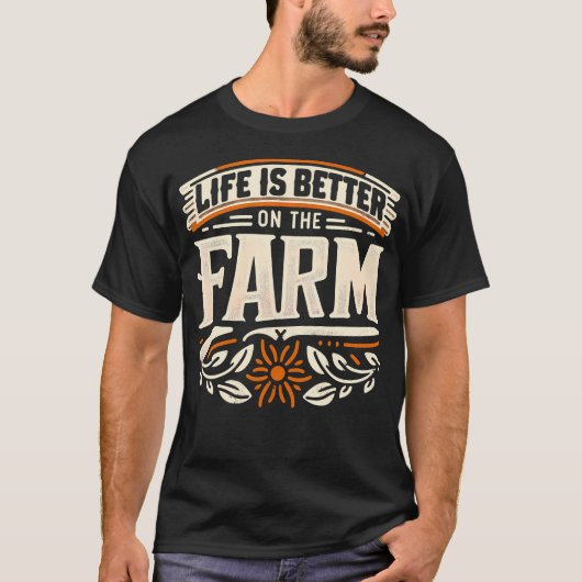 農場ライフベスト ファーマー Tシャツ (正面)
