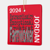 農場人並外カスタム者 セラミックオーナメント (左)