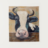 農場人生のガンサー牛 タペストリー (正面)