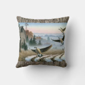 農場内の鵞鳥 クッション (裏面)