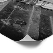 農場労働者遊のギター, 1939.ヴィンテージ写真 ポスター (角)