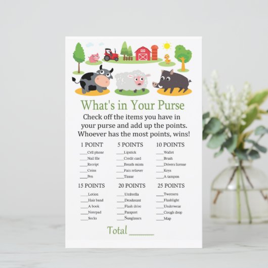 農場動物あなたの財布ゲームの中に何がある (スタンド正面)