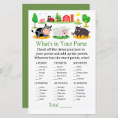 農場動物あなたの財布ゲームの中に何がある (正面/裏面)