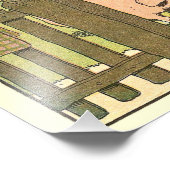 農場動物のアルファベ図解入りの、写真付きのット フォトプリント (角)