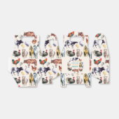 農場動物私の水彩画のアイボリー フェイバーボックス (折り畳みなし)