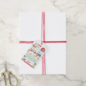 農場動物納屋周囲の庭誕生日サンキュービター ギフトタグ (より糸付き)