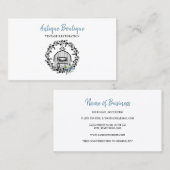 農場及び自転車のアンティーク復旧名刺 名刺 (正面/裏面)