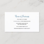 農場及び自転車のアンティーク復旧名刺 名刺 (裏面)