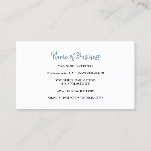 農場及び自転車のアンティーク復旧名刺 名刺 (裏面)