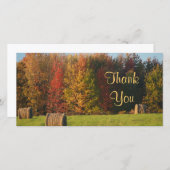 農場場面ありがとう サンキューカード (正面/裏面)