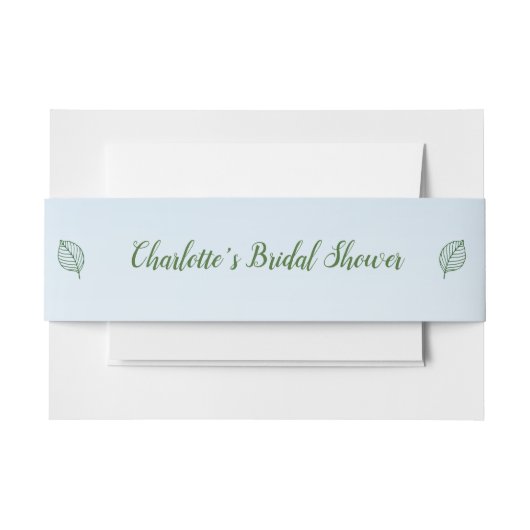 農場市場スタイルのウェディングシャワー　新鮮な市場から直送 招待状ベリーバンド (正面例)