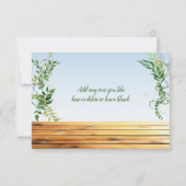 農場市場　新鮮な市場からの囲い 招待状 (裏面)