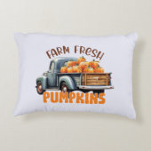 農場新鮮なカボチャ – ト素朴ラック アクセントクッション (裏面)