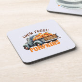 農場新鮮なカボチャ – ト素朴ラック コースター (左側)