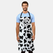 農場新鮮なカントリーミルク エプロン (着用した状態)