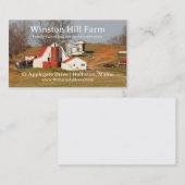 農場景観写真テンプレート農業事業 名刺 (正面/裏面)