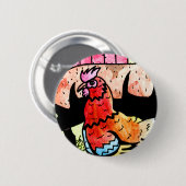 農場構内のおもしろいButton2 缶バッジ (正面&裏面)