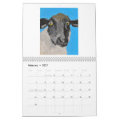 農場構内の友人 カレンダー (2月 2027)