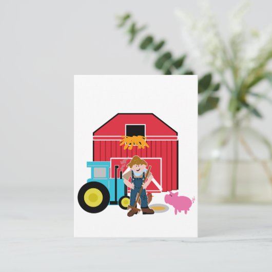 農場構内のTシャツおよびギフト ポストカード (スタンド正面)