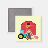 農場構内のTシャツおよびギフト マグネット (正面/裏面)