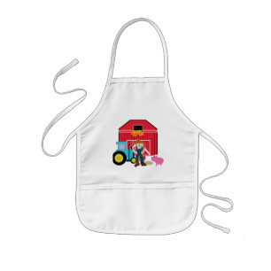 農場構内のTシャツおよびギフト 子供用エプロン