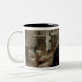 農場構内場面 ツートーンマグカップ (左)