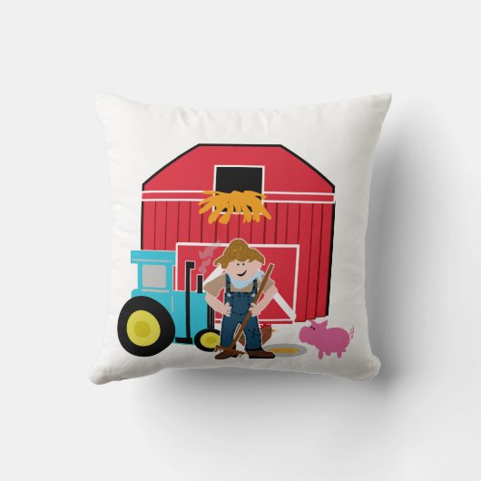 農場構内 クッション (裏面)