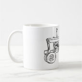 農場無し、食糧無し! コーヒーマグカップ (左)