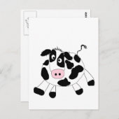 農場牛Tシャツおよびギフト ポストカード (正面/裏面)