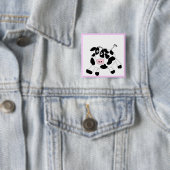 農場牛Tシャツおよびギフト 缶バッジ (インサイチュ)