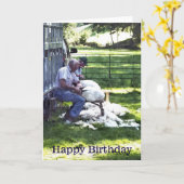 農場生活 カード (黄色い花)