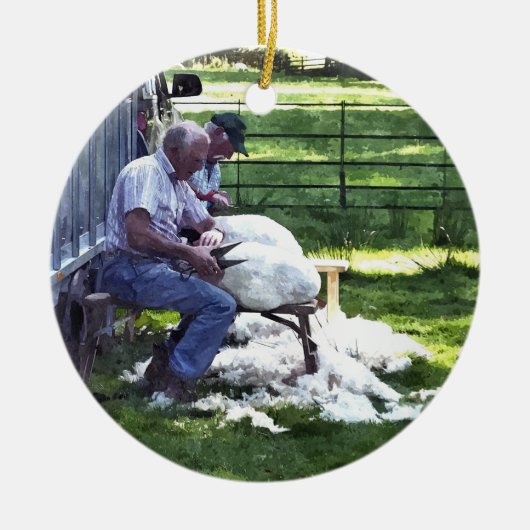 農場生活 セラミックオーナメント (正面)