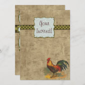 農場生活 招待状 (正面/裏面)