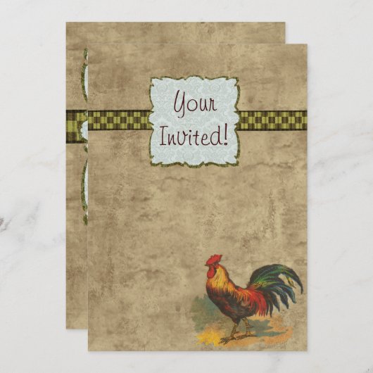 農場生活 招待状 (正面/裏面)