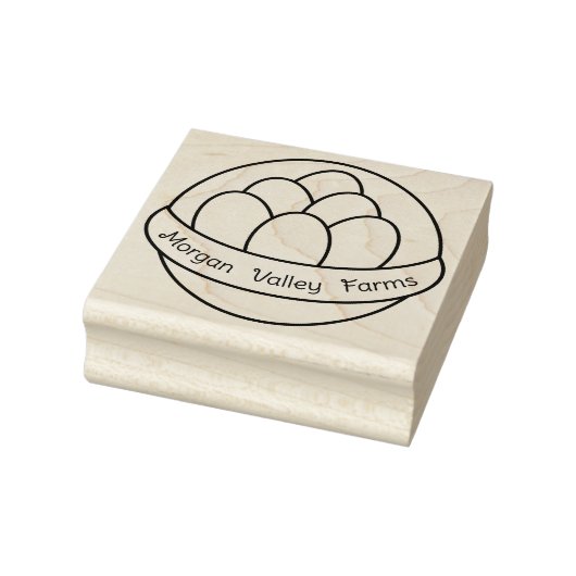 農場用スタンドゴムスタンプの卵かご ラバースタンプ (スタンプ)