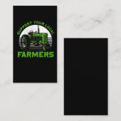 農場用ローカルフードトラクタ農業支援農家 名刺 (正面/裏面)