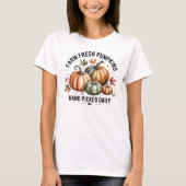 農場直送のかぼちゃTシャツ Tシャツ (正面)