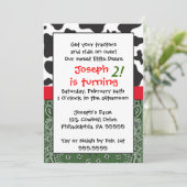 農場育ちの刺激を受けたな誕生日の招待状 招待状 (スタンド正面)