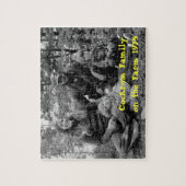 農場1975年のCockrum家族 ジグソーパズル (縦)