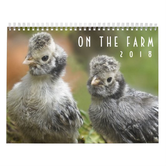 農場2018の愛らしい納屋周囲の庭動物のカレンダー カレンダー (カバー)