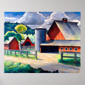 農場  のむら けんじろう 1934年 郷土芸術 ポスター (正面)